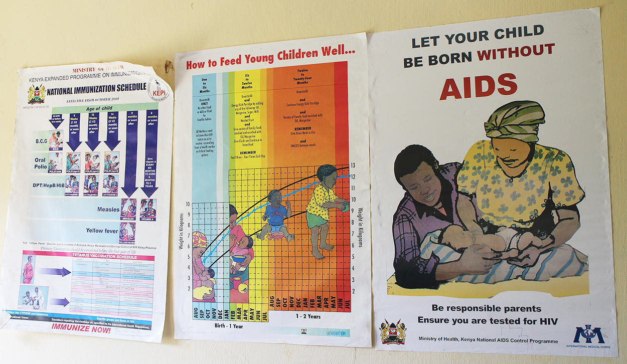 Health Centre information posters 1