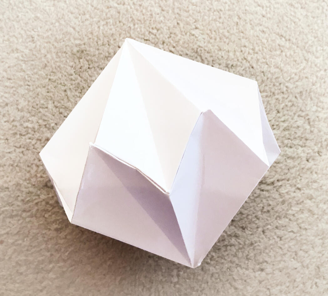 origami diamant