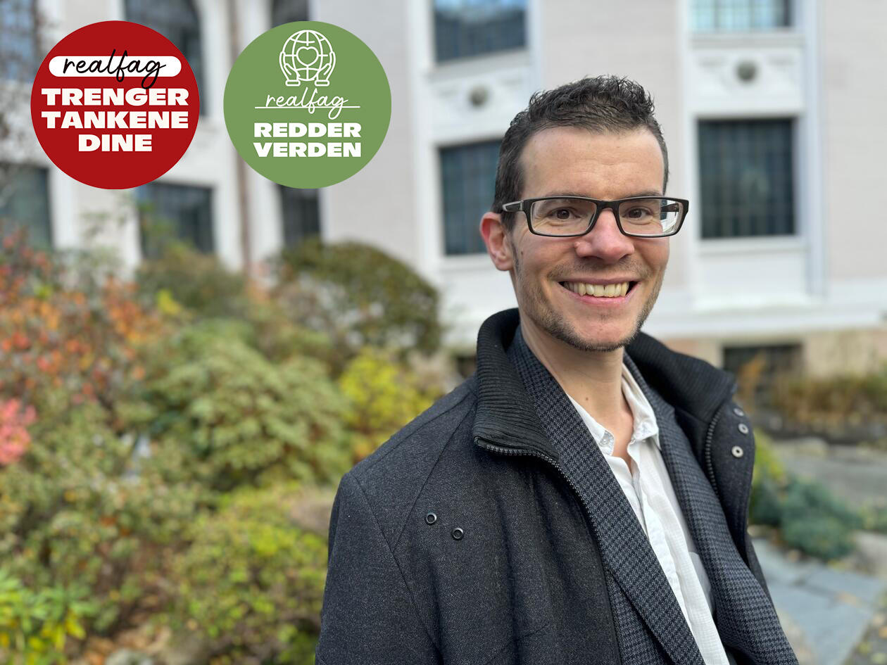 Iain George Johnston i Bergen botaniske hage, UiB.