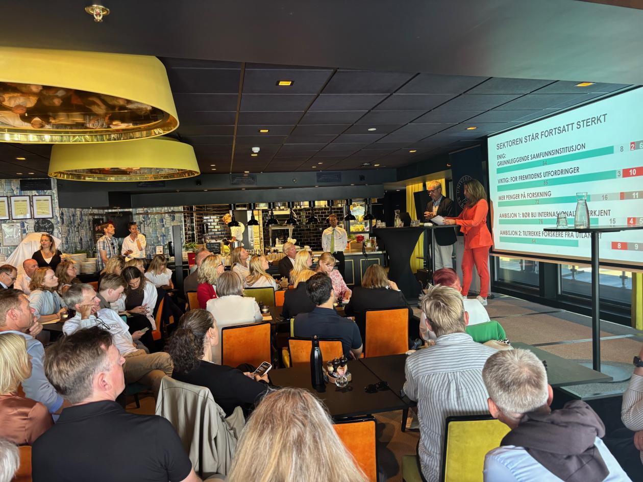 Fullsatt sal under årets kunnskapspolitisk toppmøte