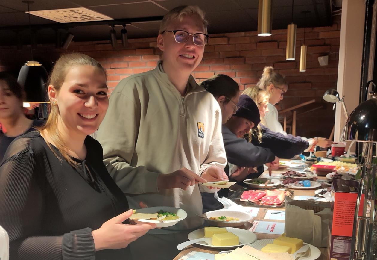 Norwegian evening, studenter