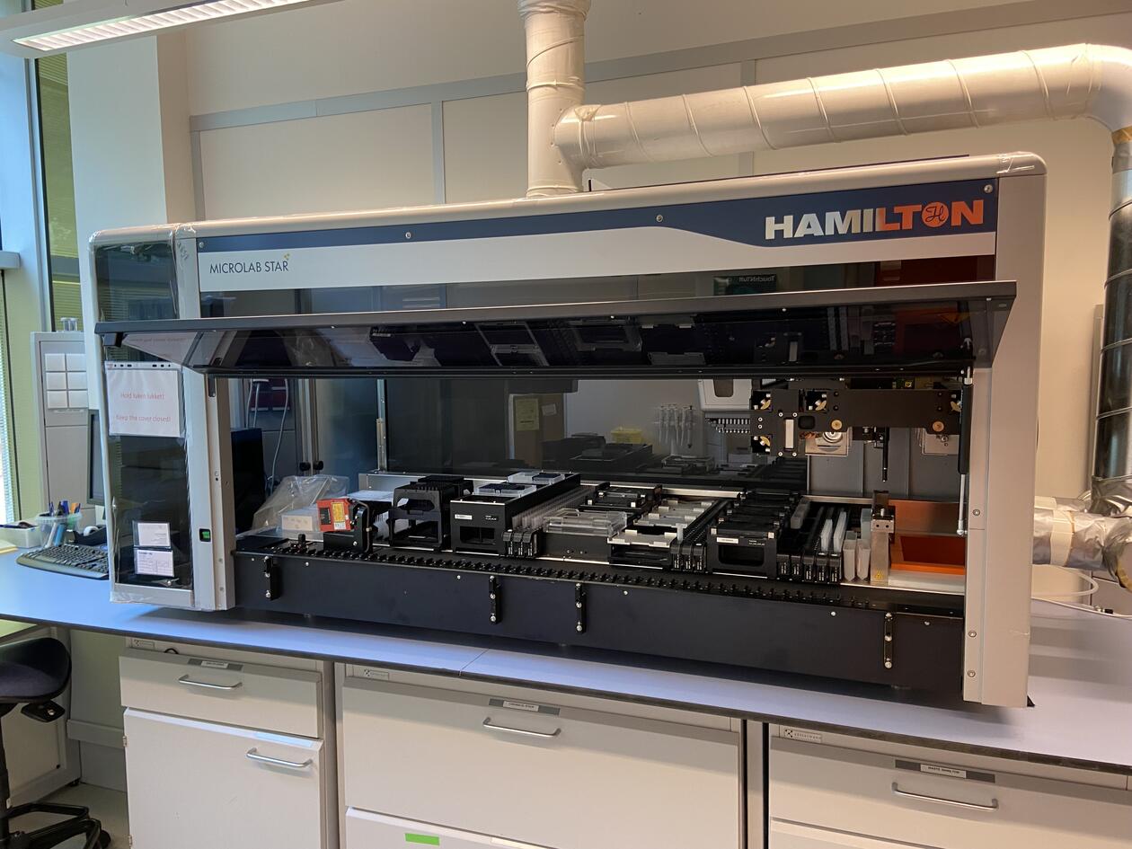 Hamilton pipetteringsrobot