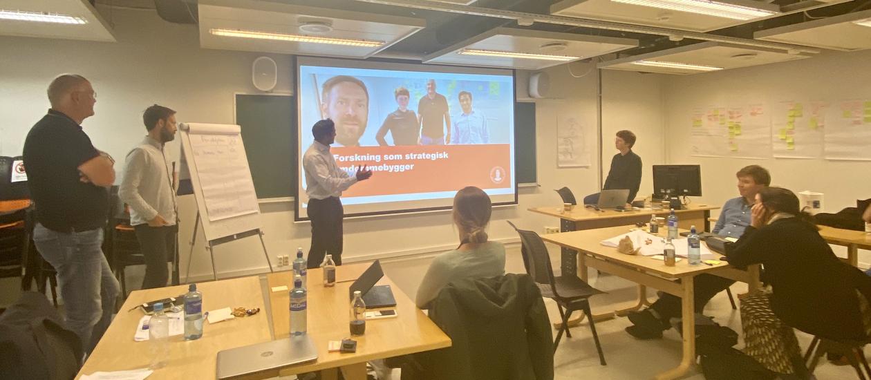 Samling ifm prosjekt strategisk kommunikasjon