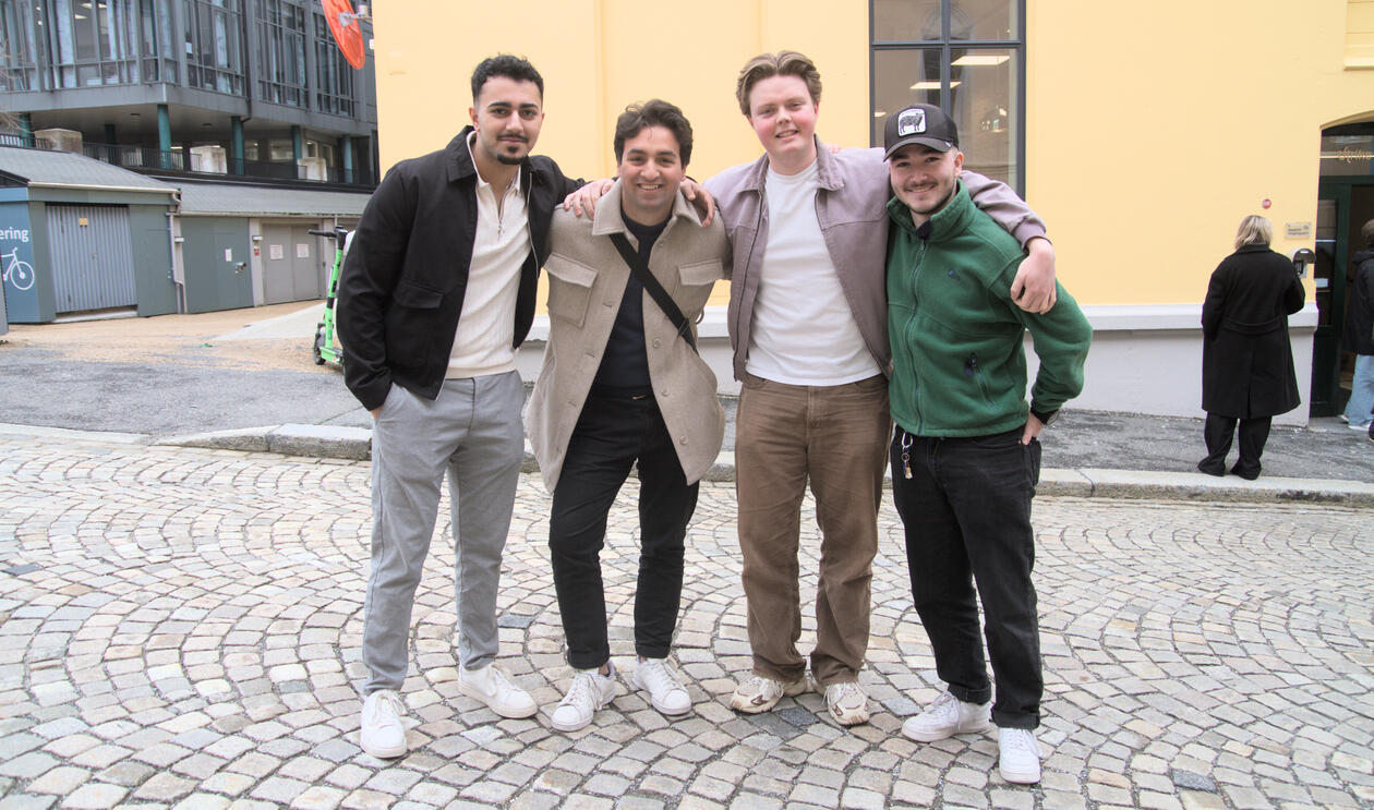 Rokkan FK sine skapere oppstilt foran U. Pihl.