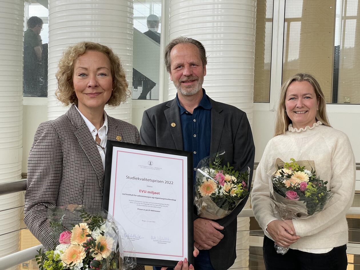 Studiekvalitetsprisen 2022 til EVO