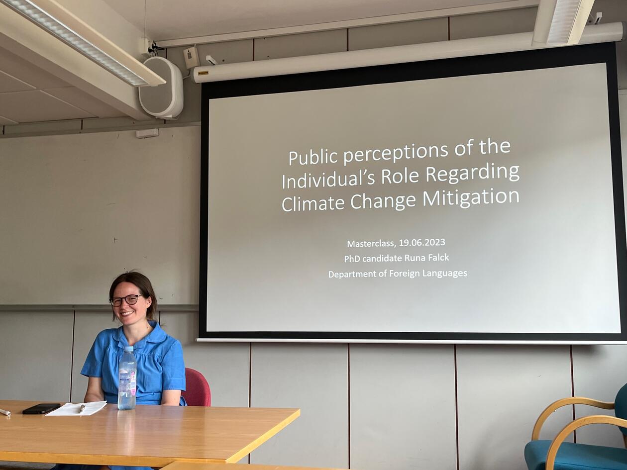 Stipendiat Runa Falck. 