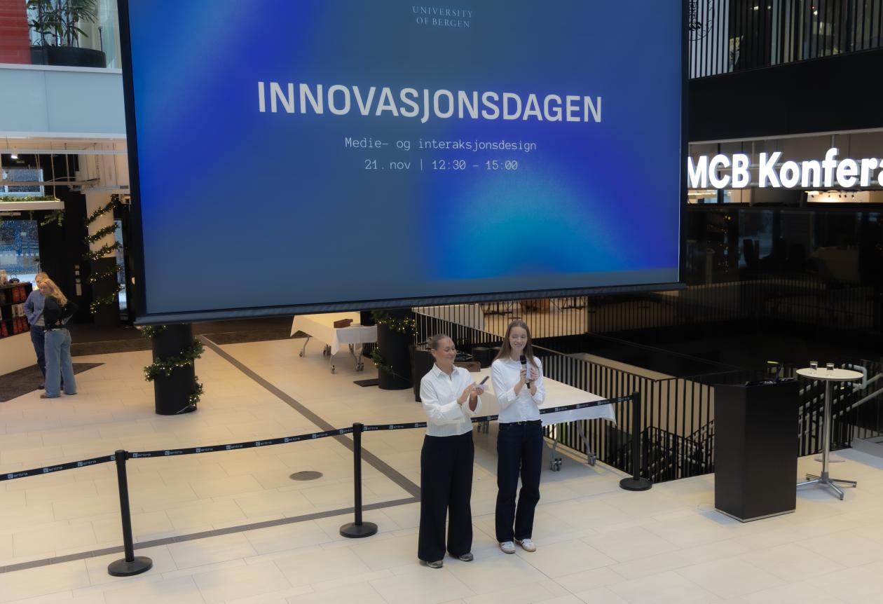 Åpning av innovasjonsdagen.