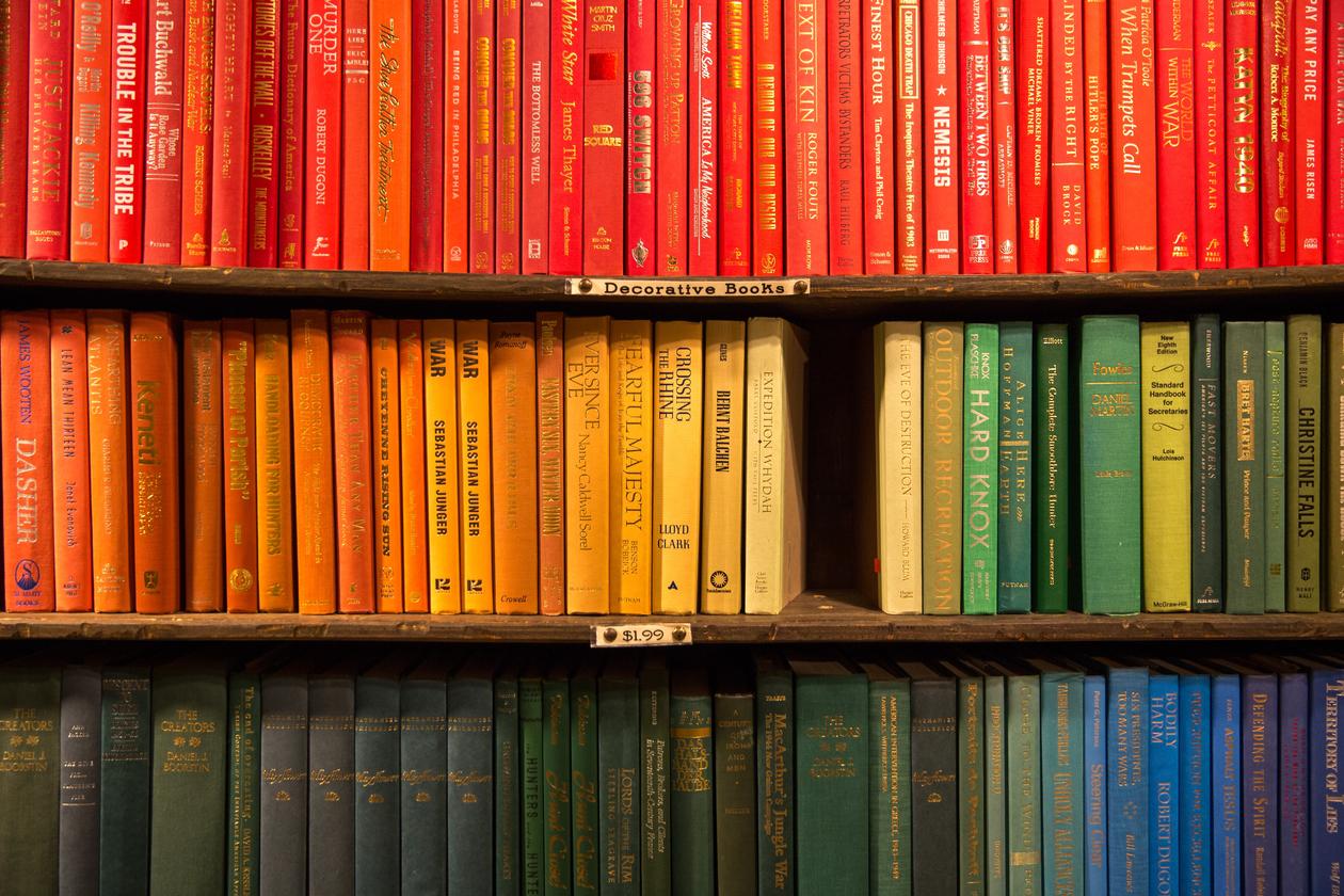 Colourful books