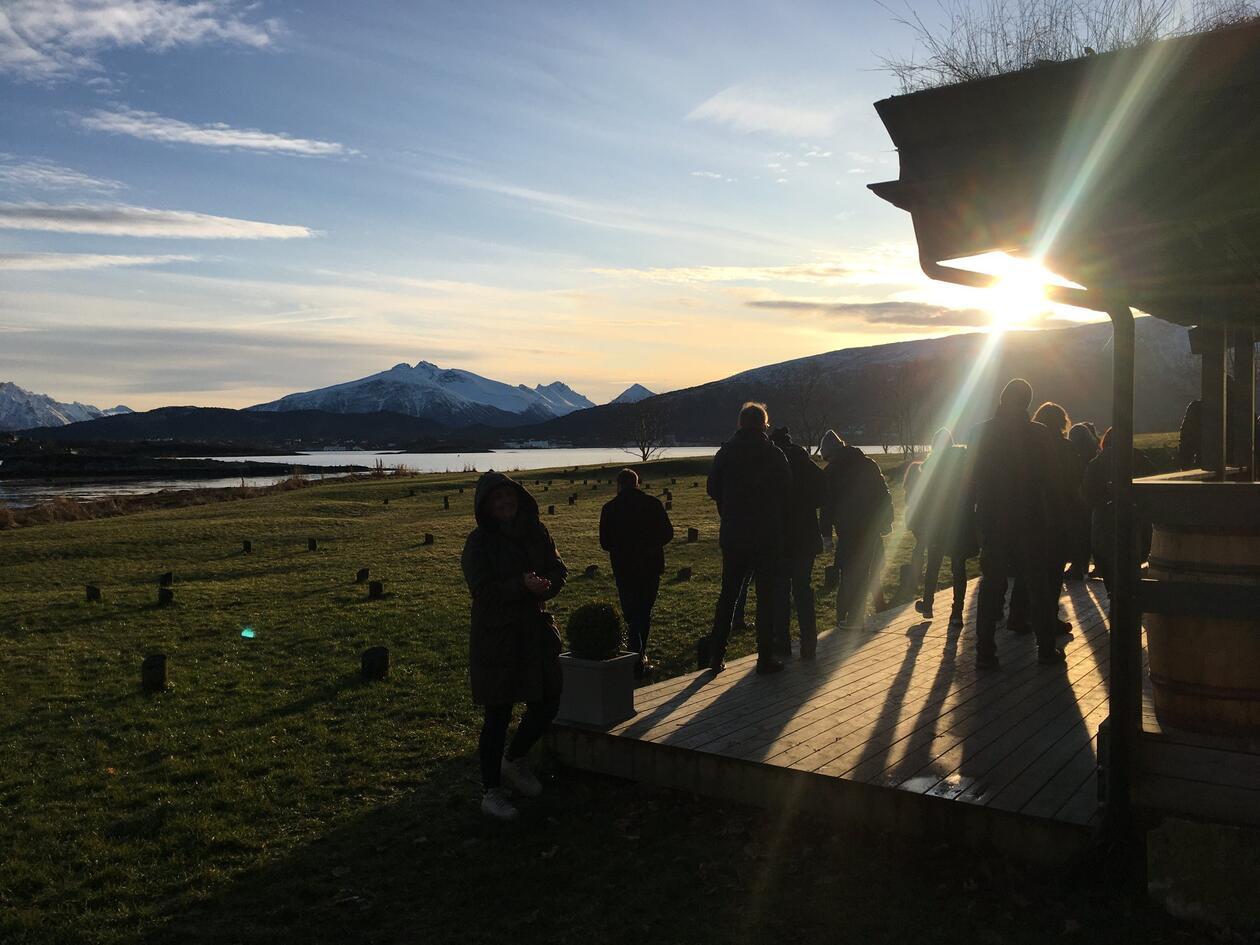 Utsyn over kaupangen