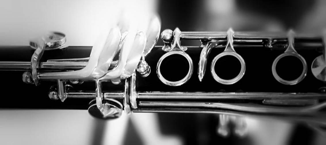 Nærbilde av en klarinett