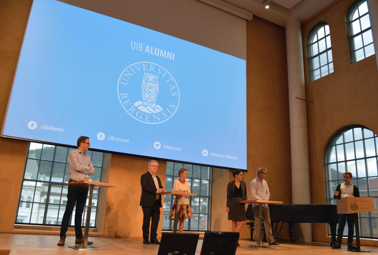 Den store klimasamtalen i Universitetsaulaen.