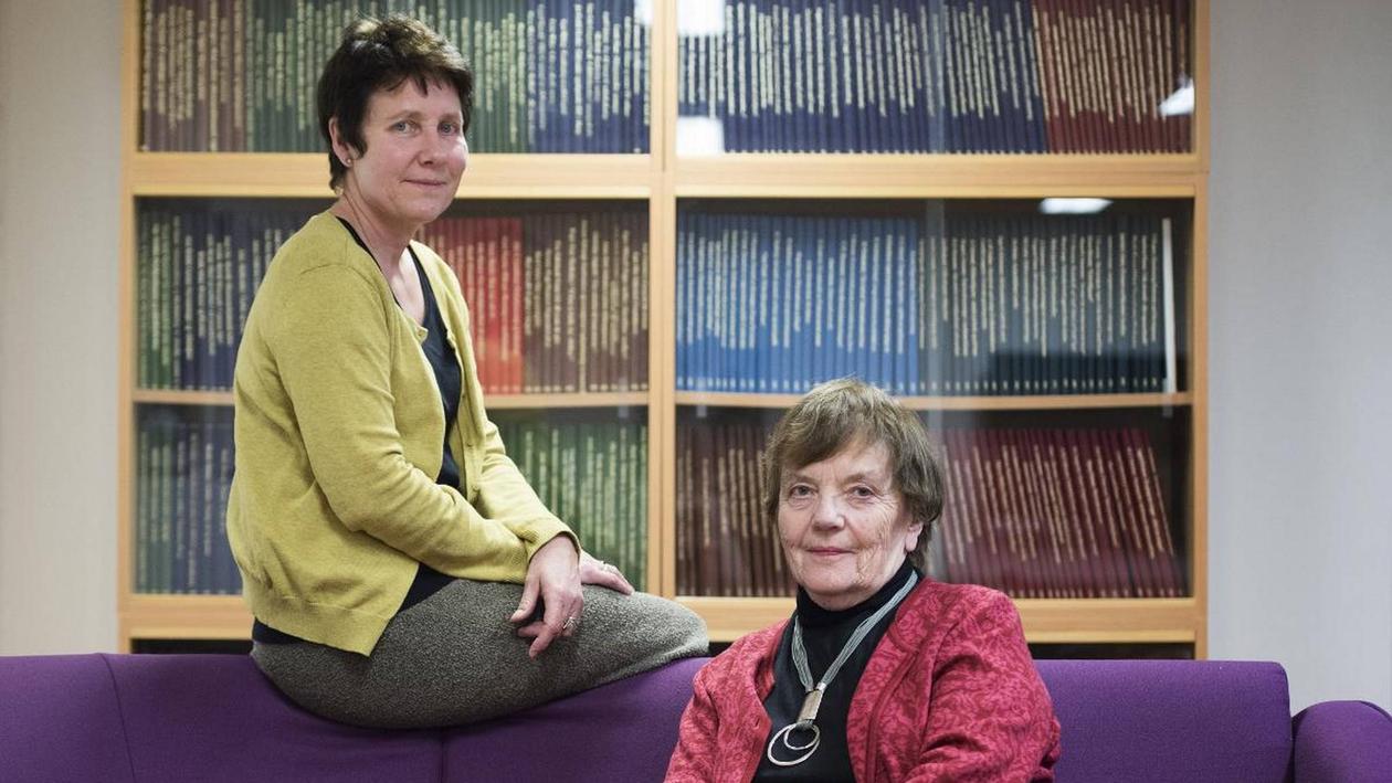 Kari Wærness (til h.) og Karen Christensen i BT.