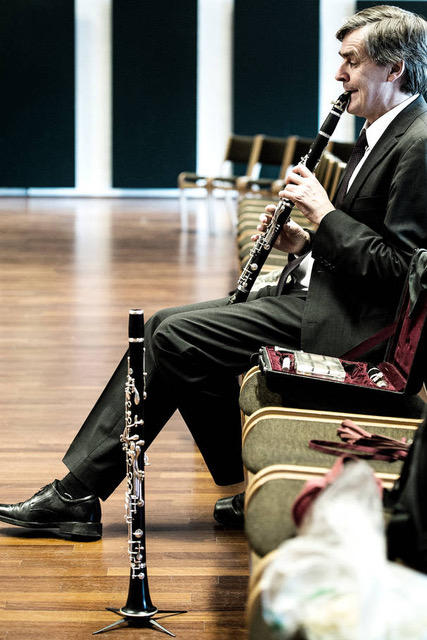 John Kruse med klarinett