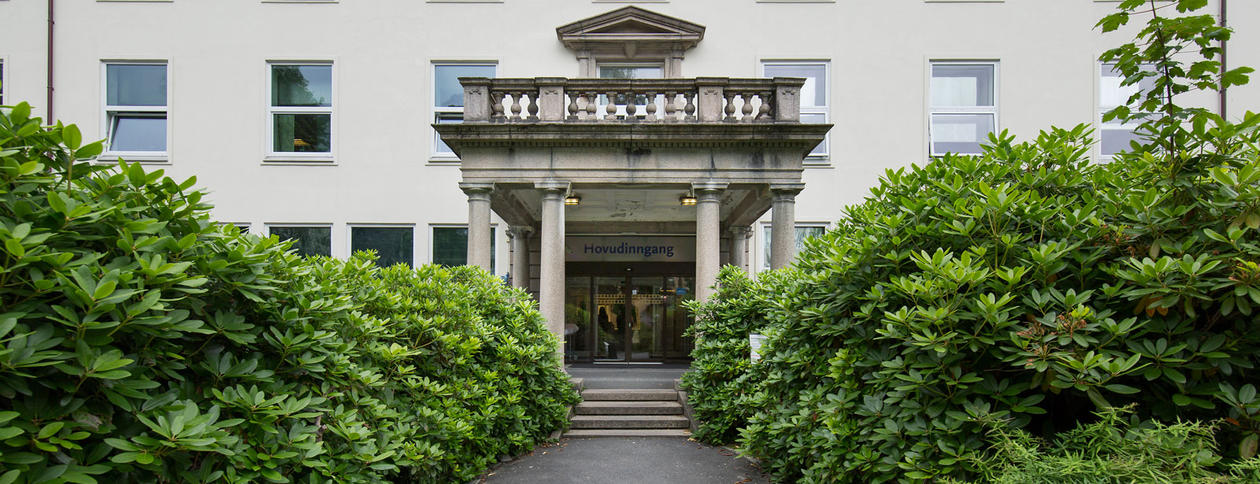 Main entrance of the Women's Clinic