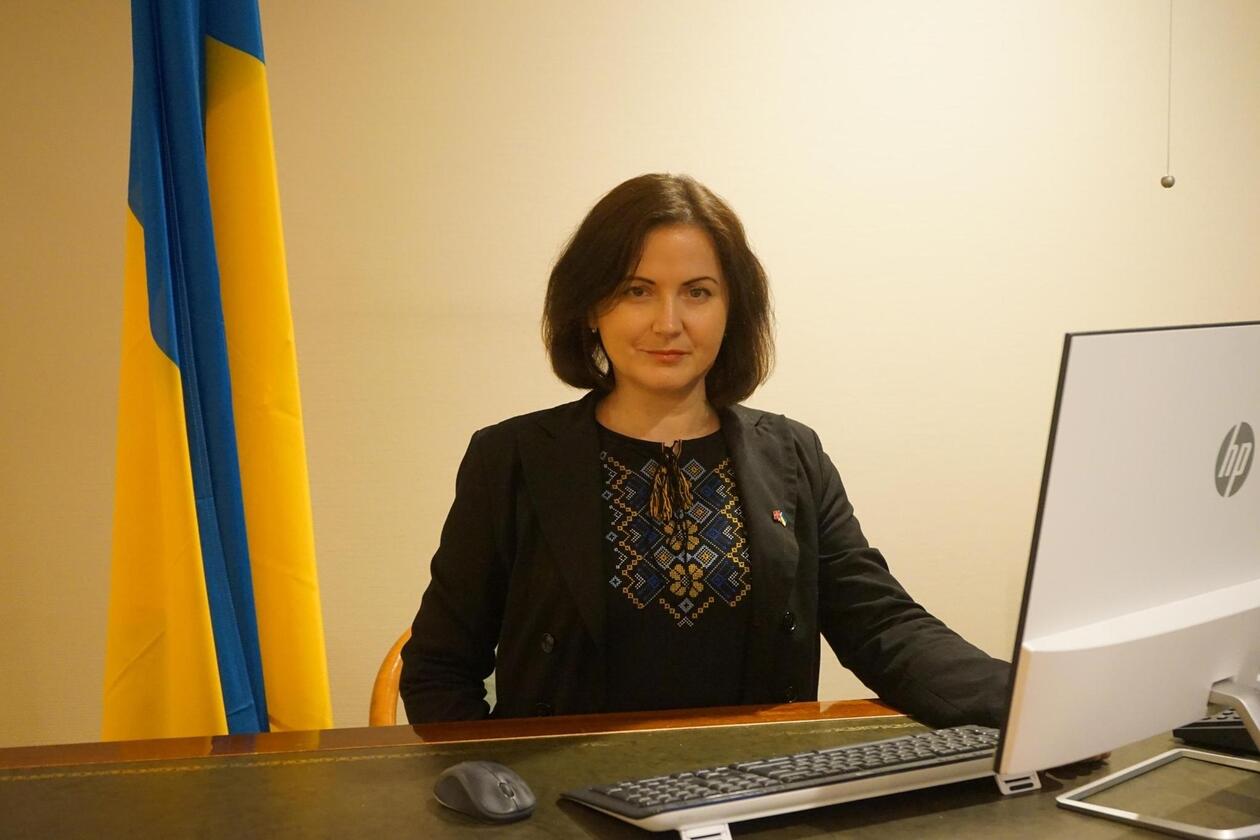 Portrait of Dr. Liliia Honcharevych, Chargé ‘d affaires of the Embassy of Ukraine in Norway
