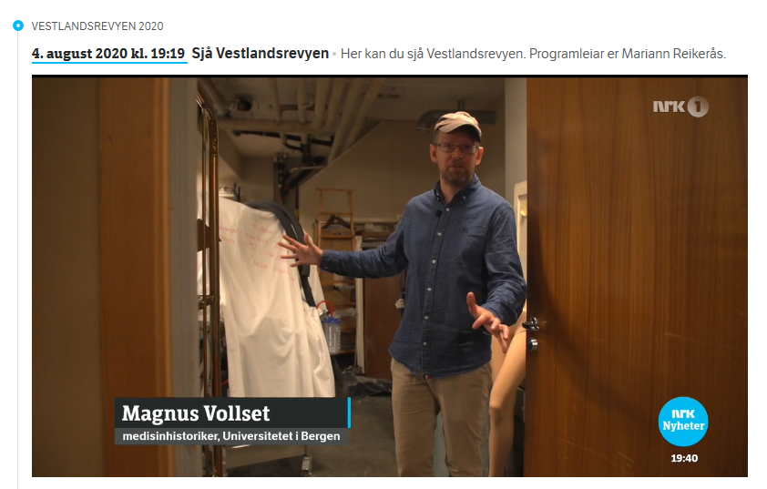 Medisinske historie på Vestlandsrevyen