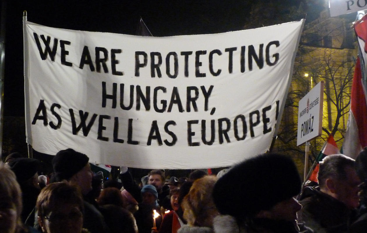 Demonstration in Hungary