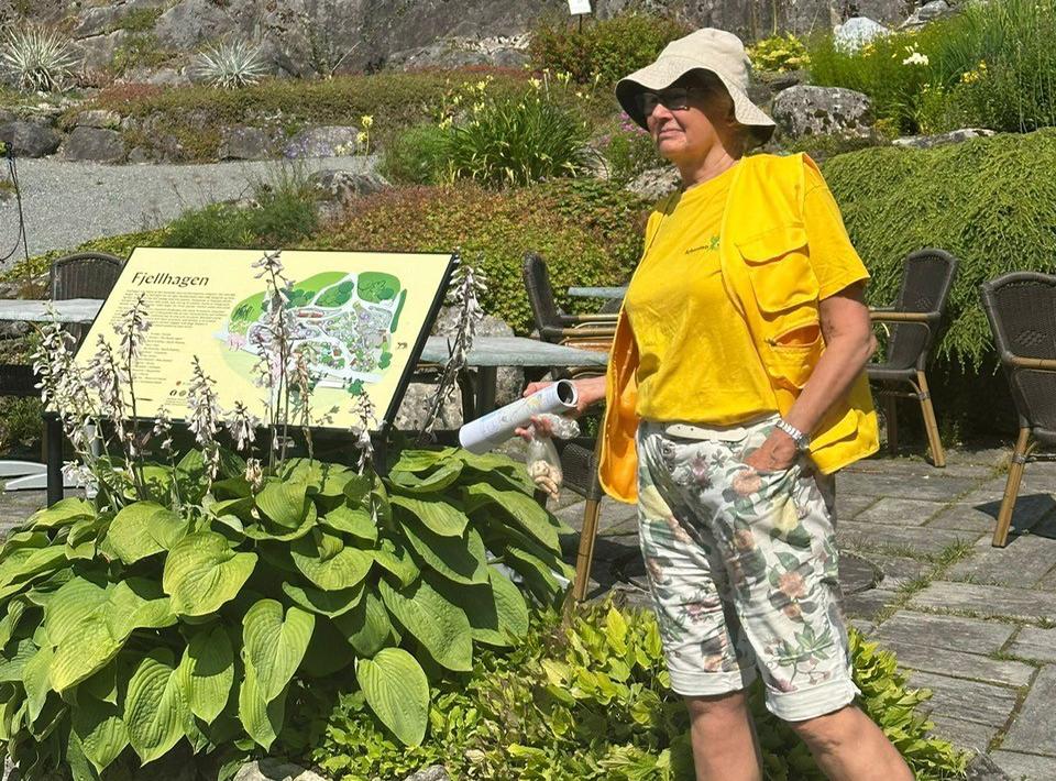 En av guidene på turen