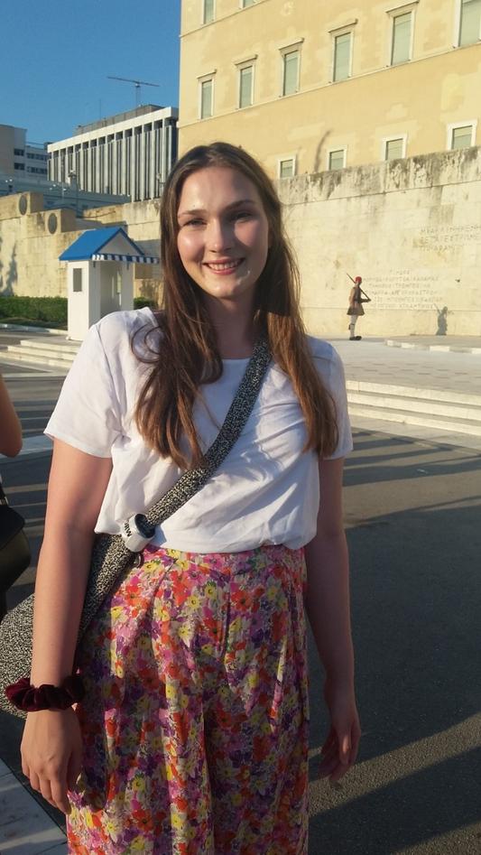 Bilde av Martine Oppegaard Jakobsen i Aten