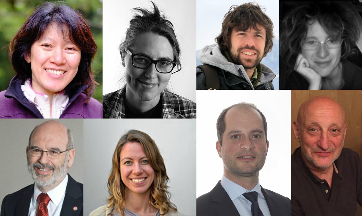 Collage med bilder av innleggsholdere