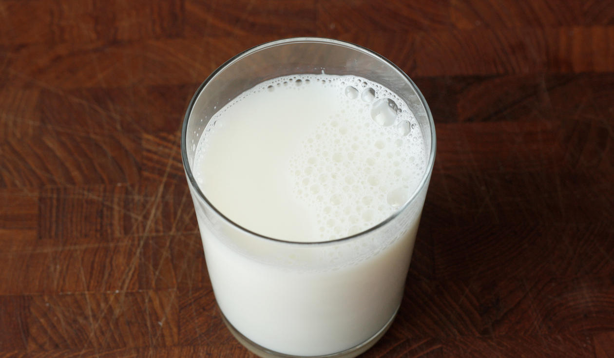 Et glass melk