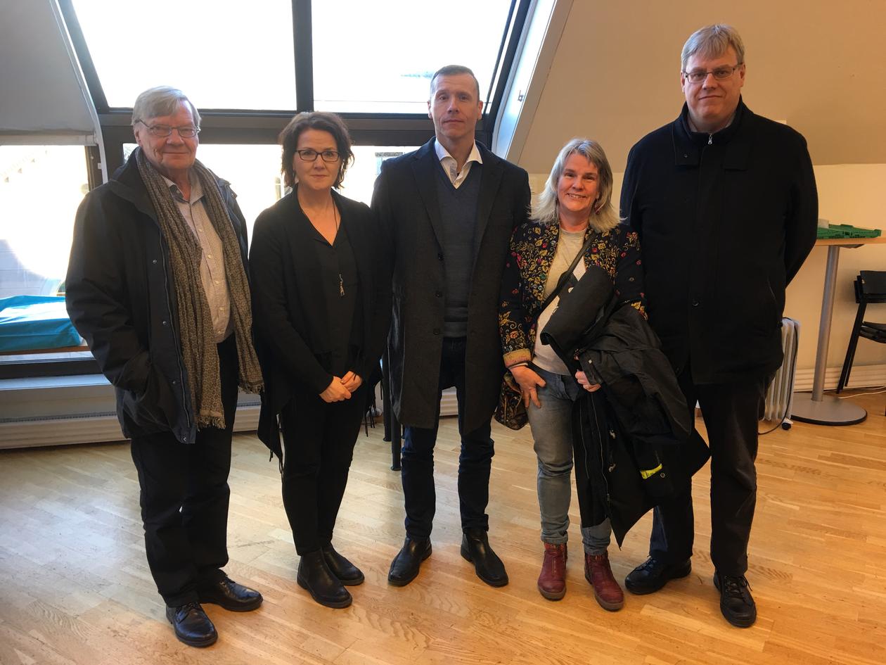 Torben Fridberg, Anne Salonen, Ståle Pallesen, Ulla Romild og Daníel Ólason 