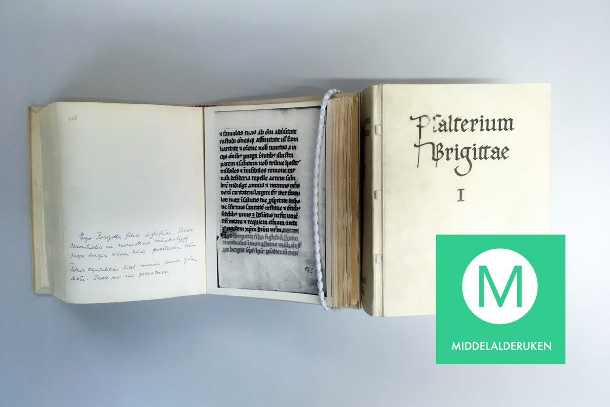 Faksimile fra middelaldermanuskript