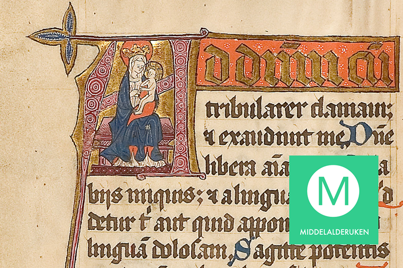 Faksimile fra middelaldermanuskript