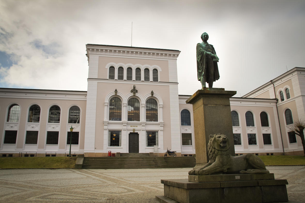 Foto av universitetsmuseets fasade