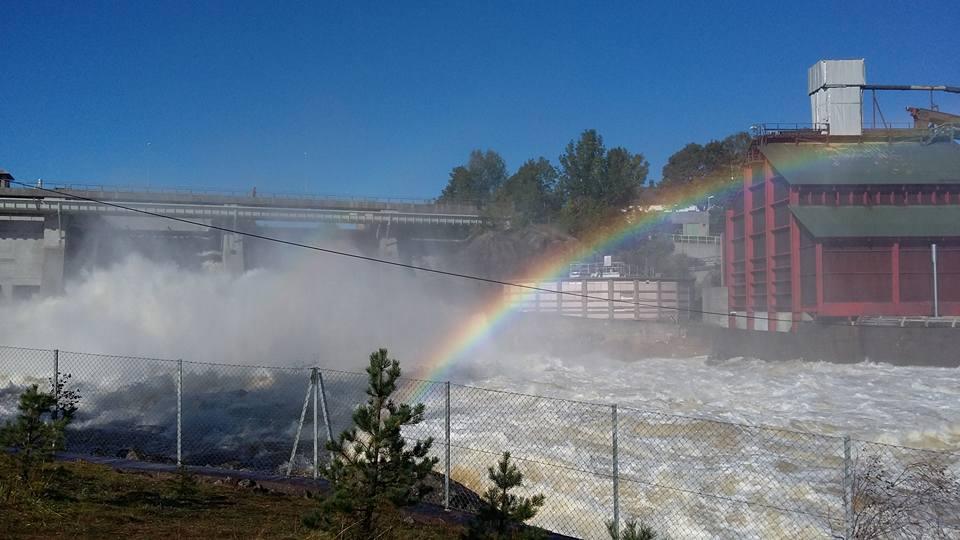 Store vannmasser i Nidelva
