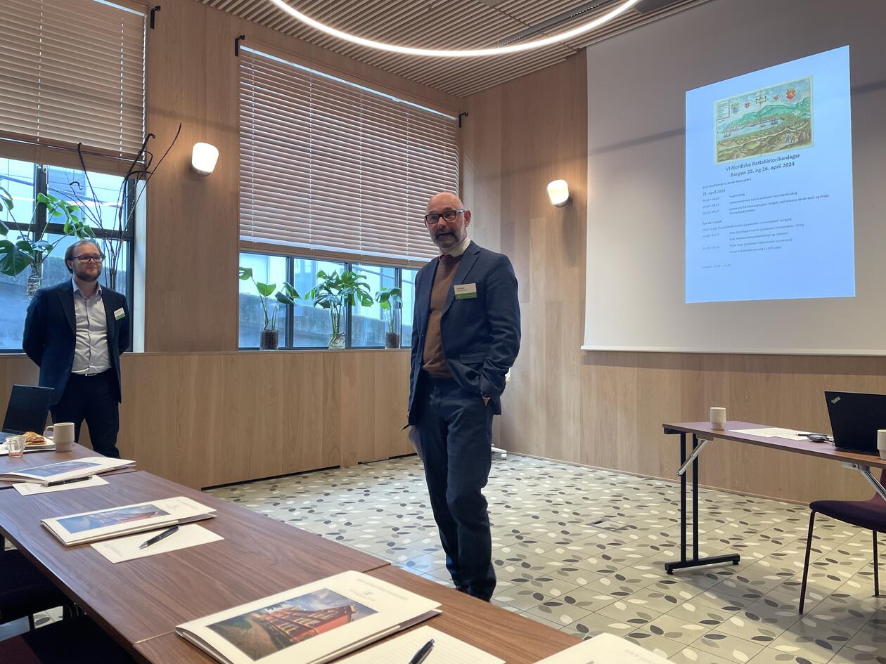 Forskergruppens ledere Sören og Brage