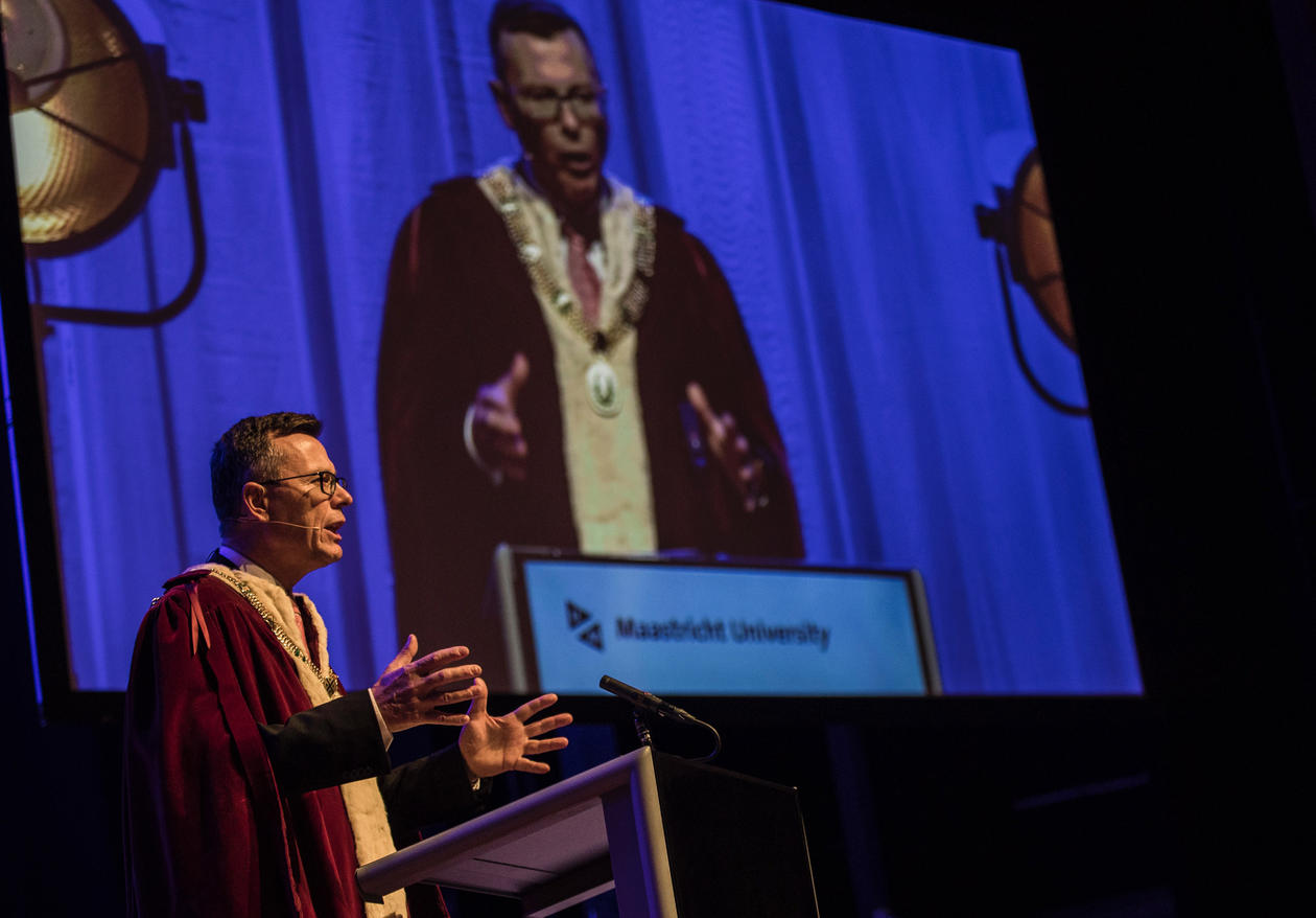 On 3 September 2018, the University of Bergen's Rector Dag Rune Olsen speaking at the opening ceremony of the Academic Year 2018/2019 at Maastricht University.