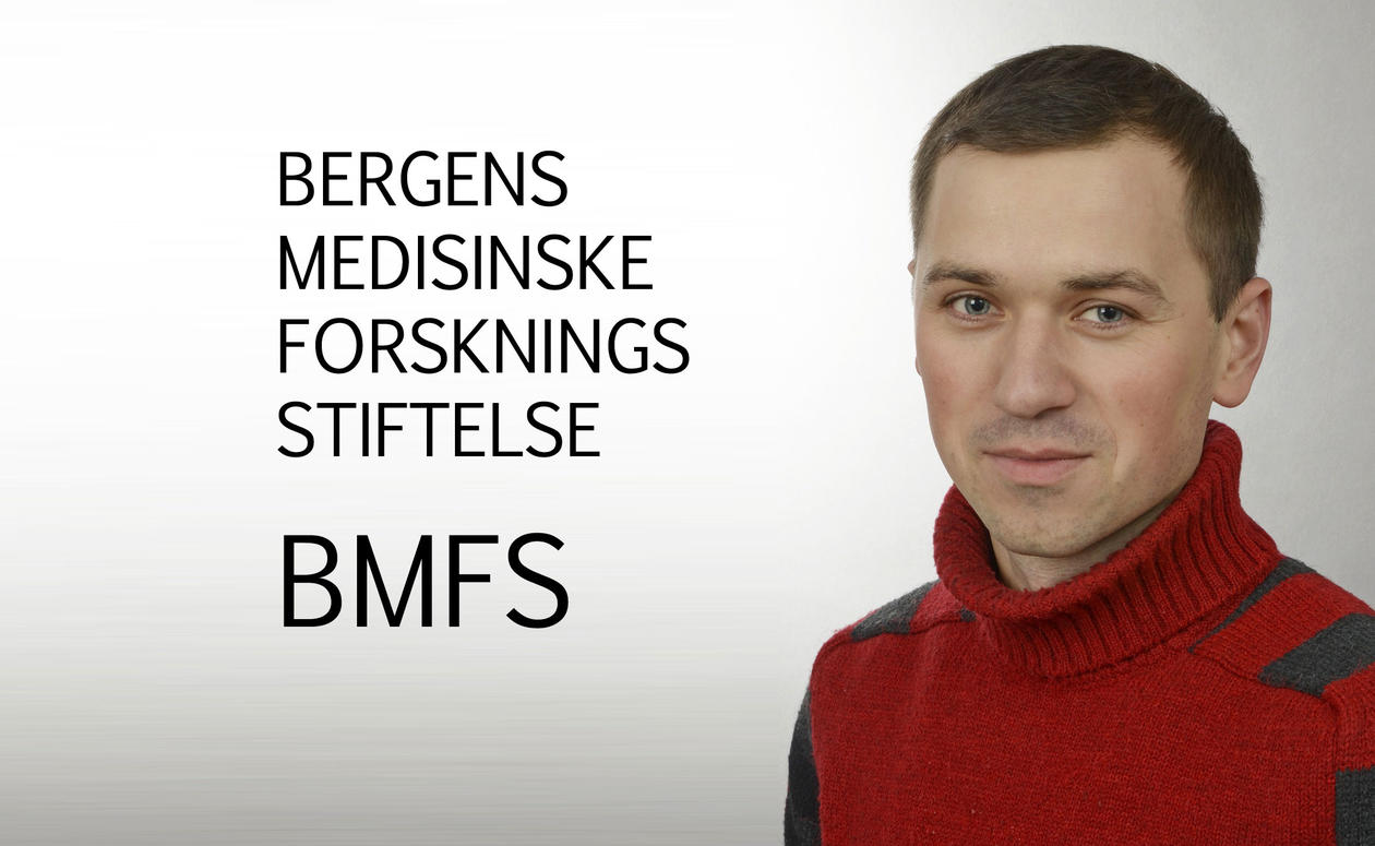 Bergens medisinske forskningsstiftelse og bildet av Oleksii Nikolaienko