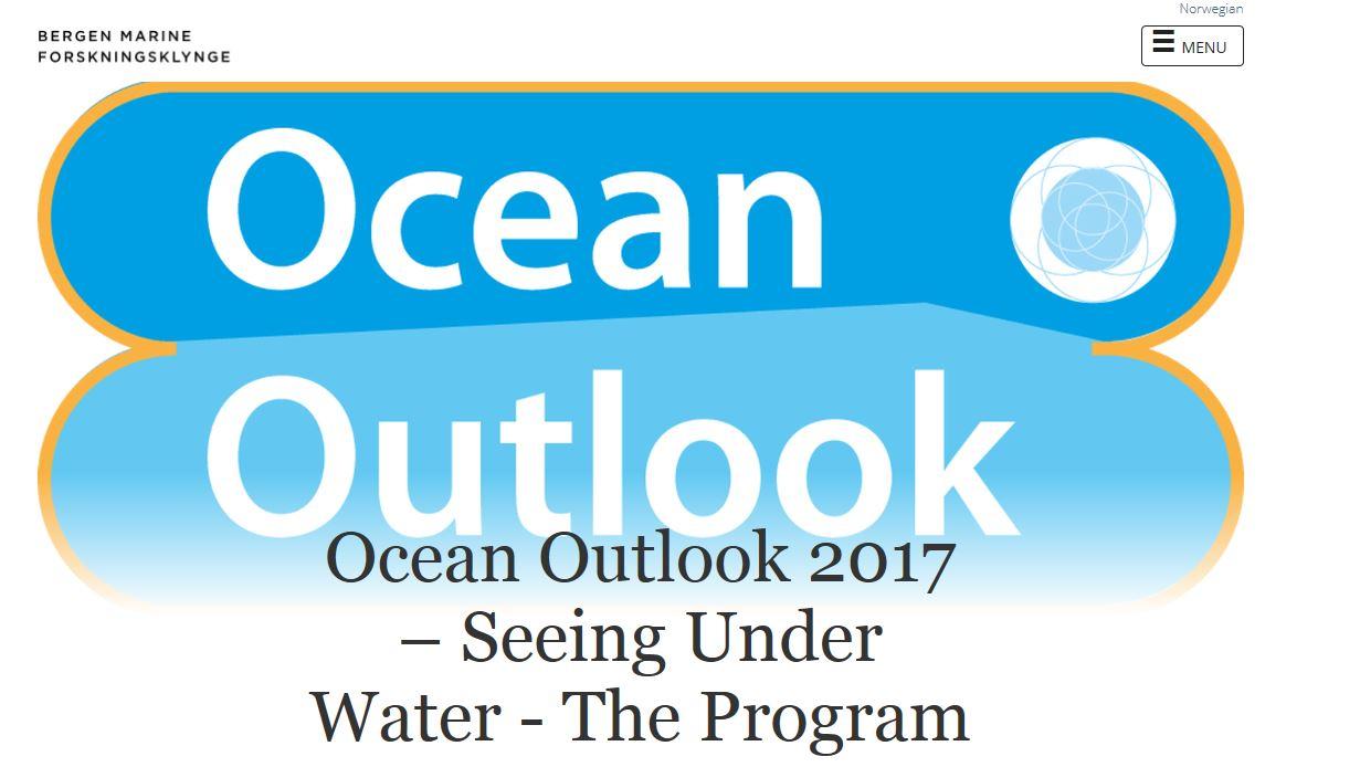 Ocean Outlook 2017 – Seeing Under Water - The Program