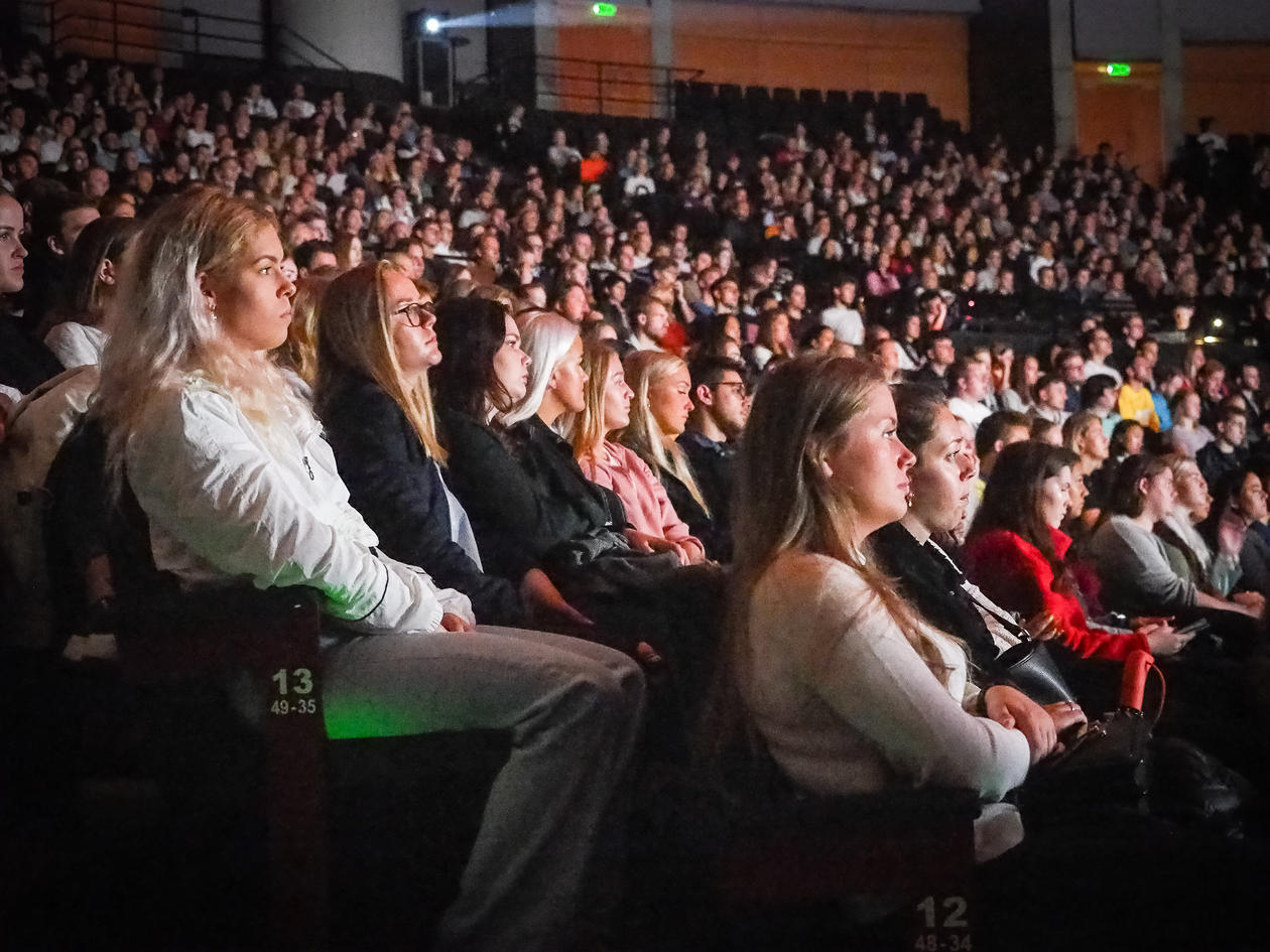 Nye SV studentar i Grieghallen