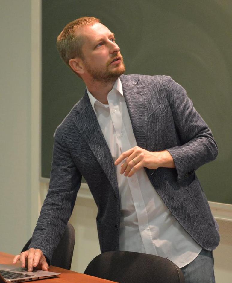 Paolo Crosetto presenterer et prosjekt