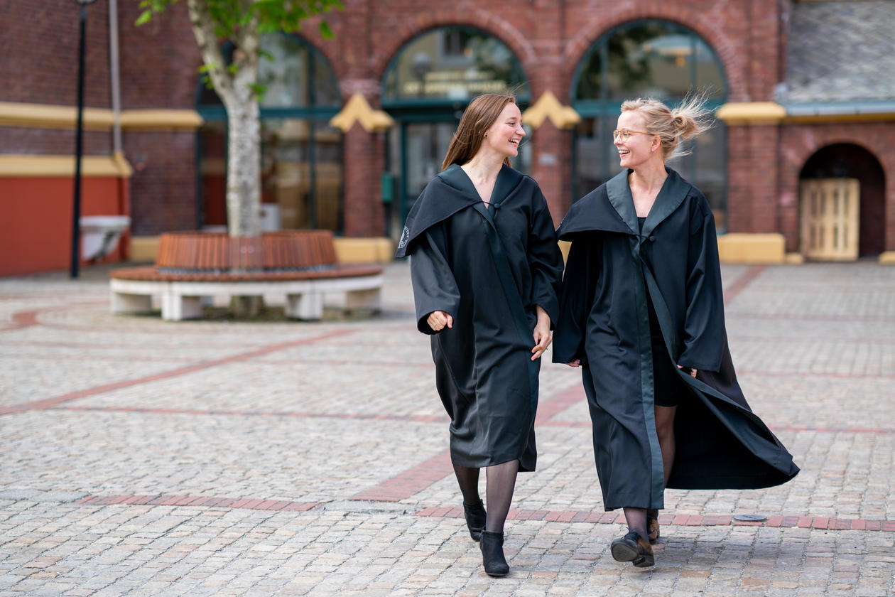 Ph.d-kandidater i kappe