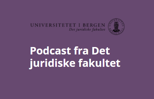 Logo for podcast ved UiB Juss