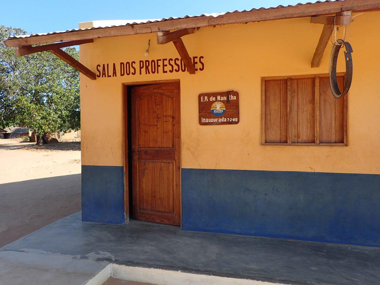 Primary school built by the lodge at Nangata village