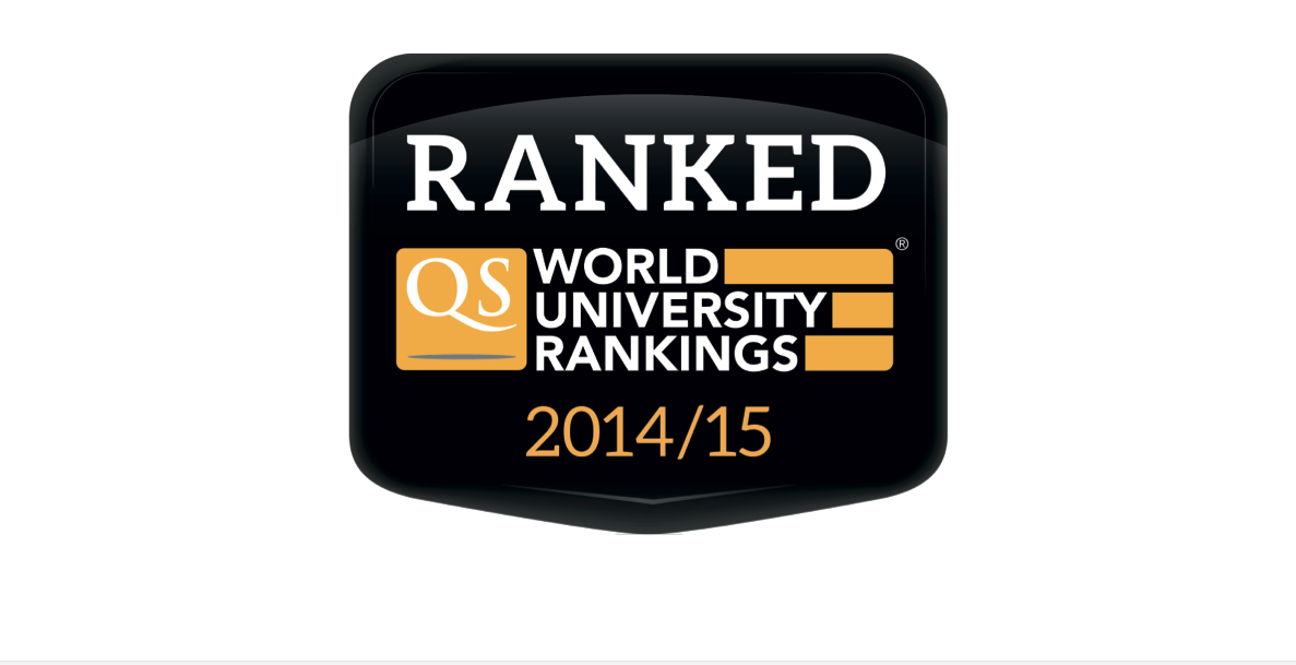 Logo for the QS World University Rankings 2014/15.