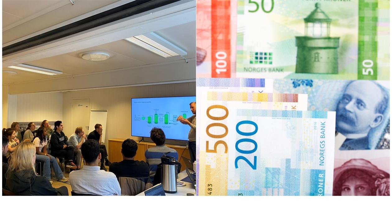 Pengar og ei studentgruppe