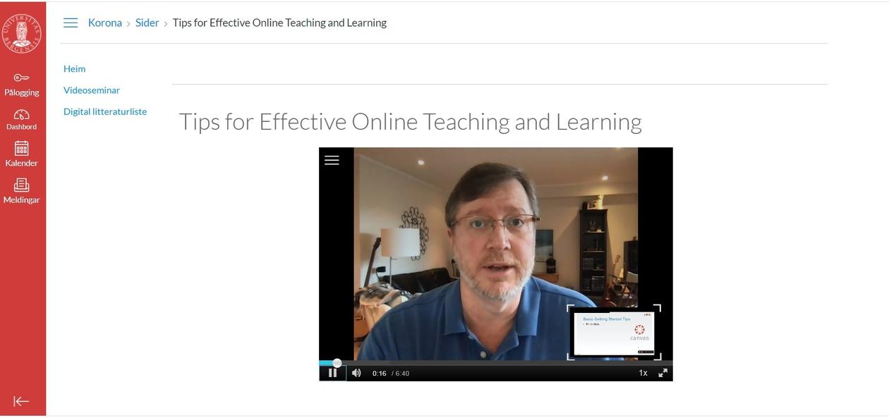 Robert Gray teaching online