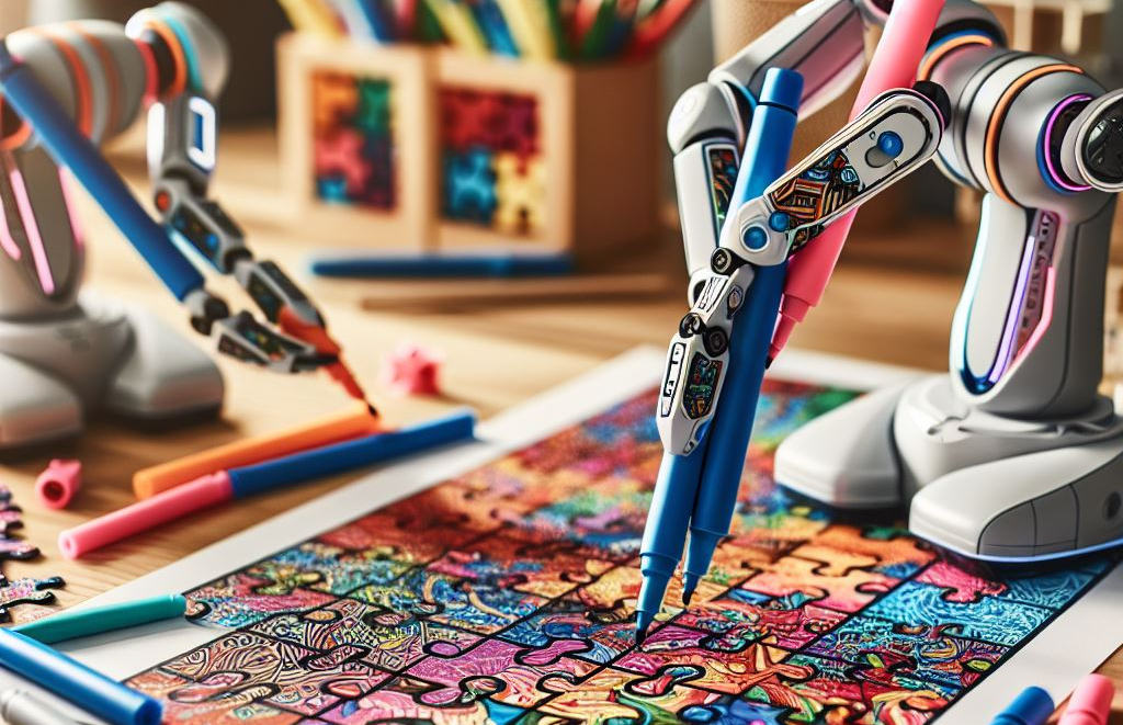 Illustration of robot