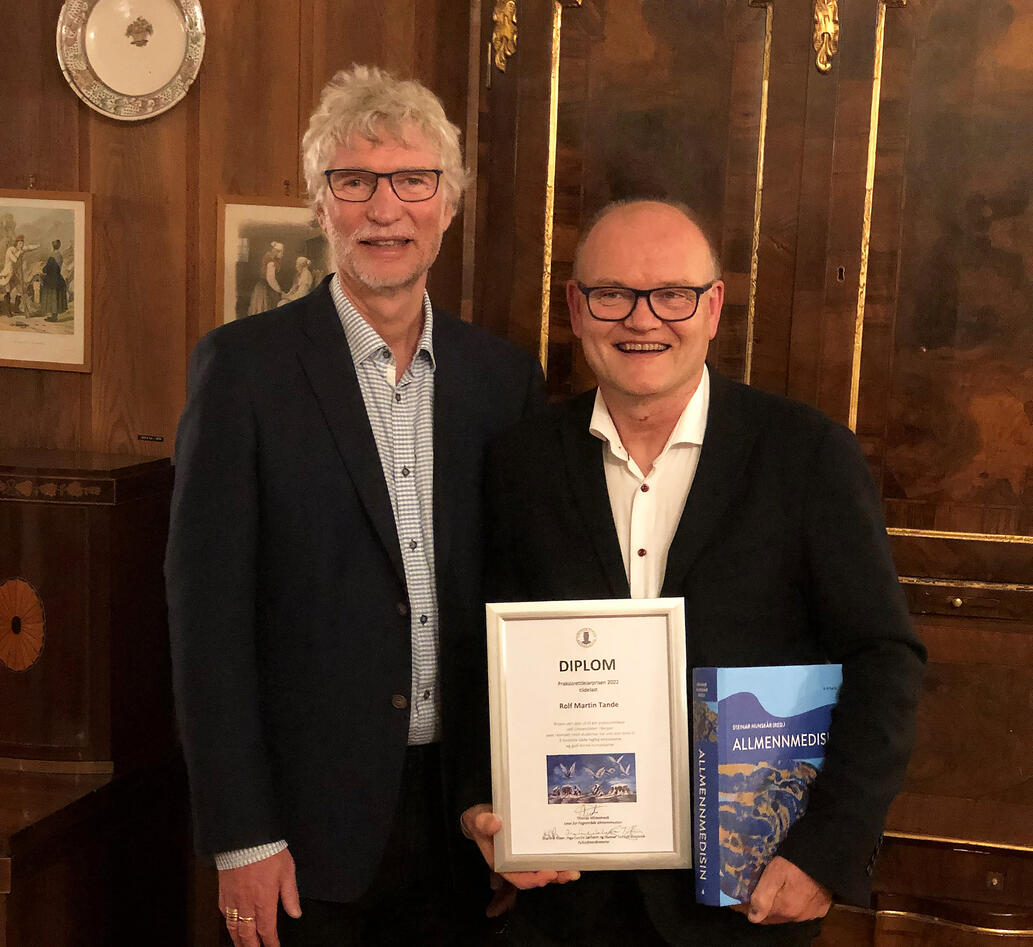 Bilde av Gunnar Bondevik og Rolf Martin Tande.