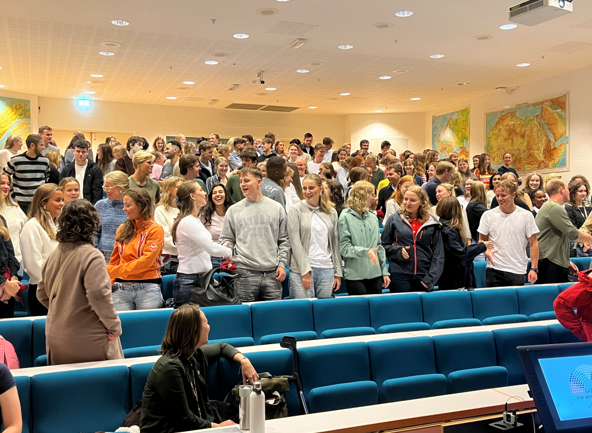 Orienteringsmøtet til nye studenter ved instituttet