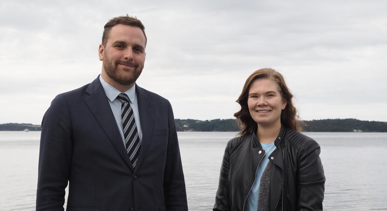 Sanna Wiik og John Tveit i Austevoll kommune