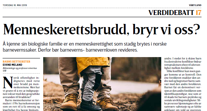 Screen shot Vårt land