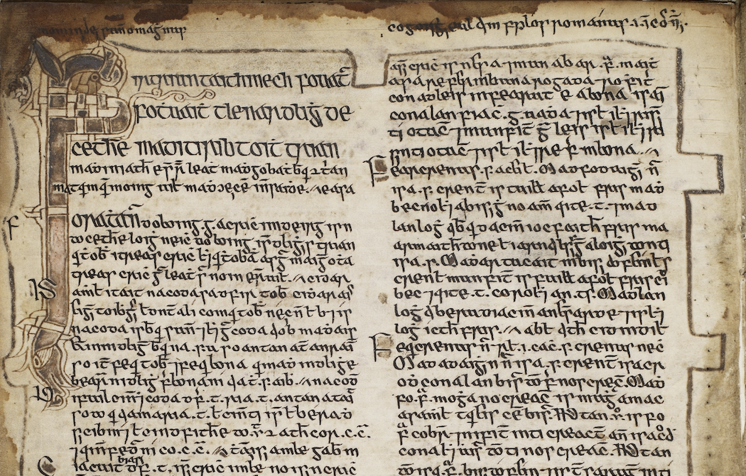 MS NKS 261 b 4, fol. 5v and courtesy for the image goes to Irish Script on Screen