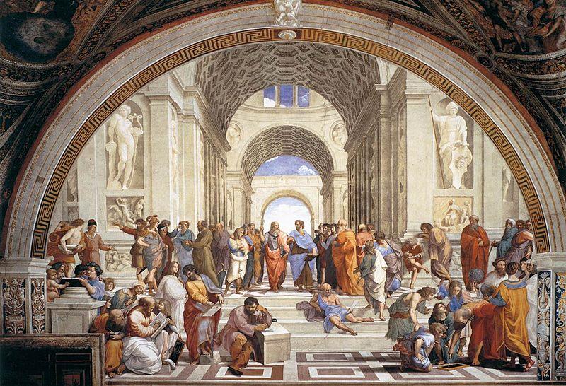 Maleriet Scoula di Atene av Rafael