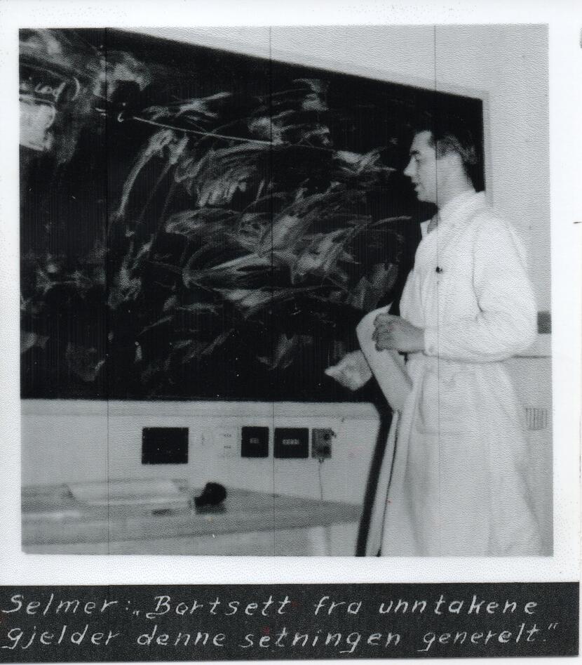 Ernst Selmer foreleser 1957